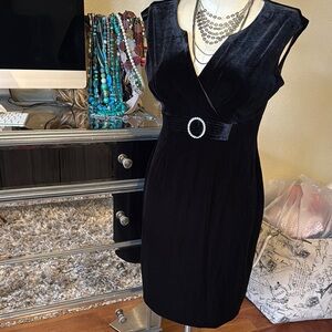 Brand new Elegant Black Velvet Dress
